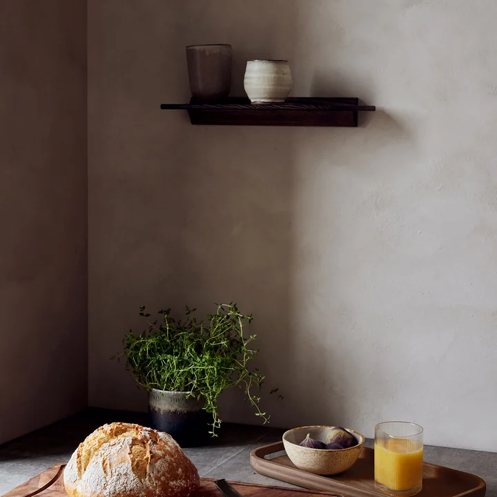 Wandablage, Esche geräuchert von Andersen Furniture