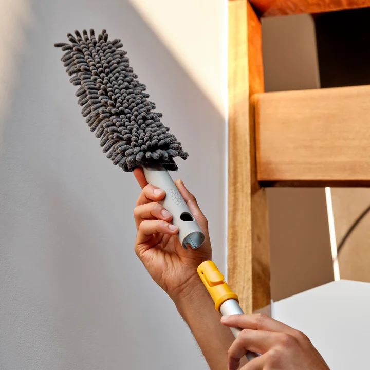 Joseph Joseph - CleanTech 3-in-1 Mikrofaser-Staubwischer, light stone