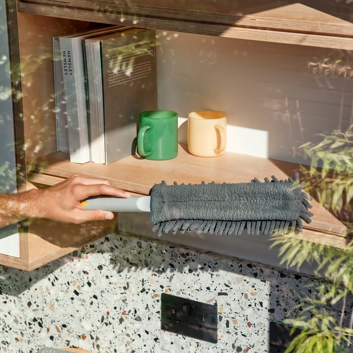 Joseph Joseph - CleanTech 3-in-1 Mikrofaser-Staubwischer, light stone