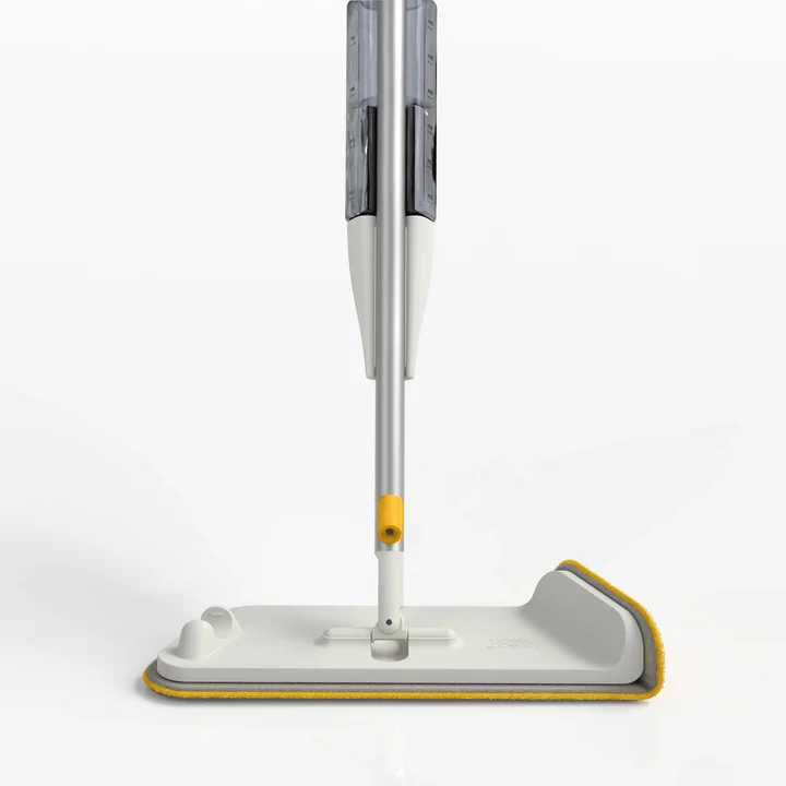 Joseph Joseph - CleanTech Sprühmop mit Scheuerschwamm, light stone