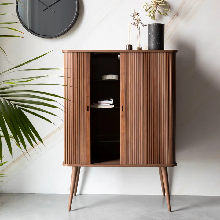 Zuiver - Barbier Highboard, Walnuss