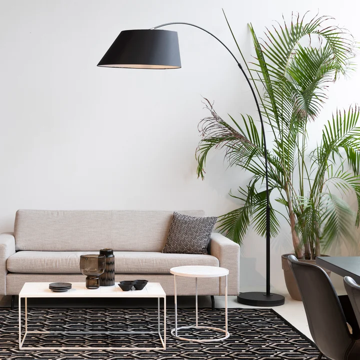 Zuiver - Arc Stehleuchte, schwarz