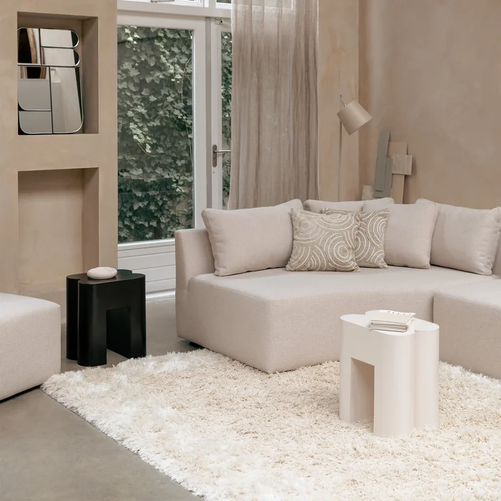 Zuiver - Curly Teppich, 200 x 290 cm, beige