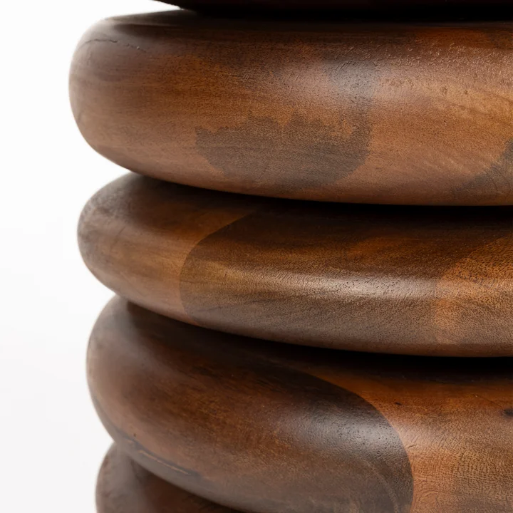 Zuiver - Disc Hocker / Beistelltisch, braun