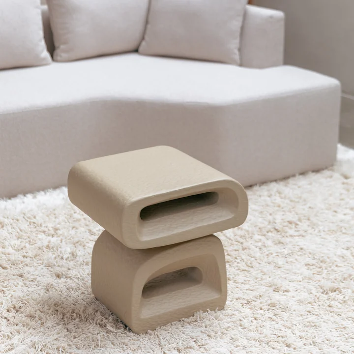 Zuiver - Eddy Beistelltisch, beige