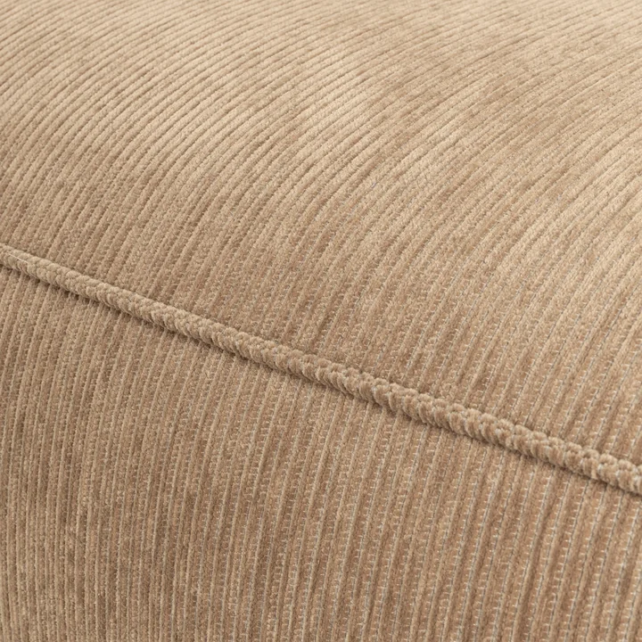 Zuiver - Fat Freddy Rib Ecksofa, caramel