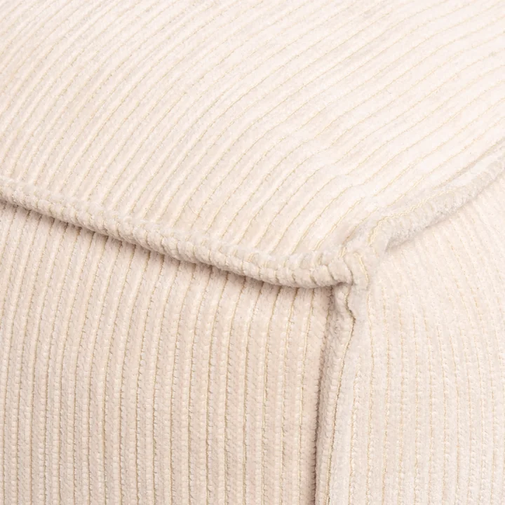 Zuiver - Fat Freddy Rib Ecksofa, natural