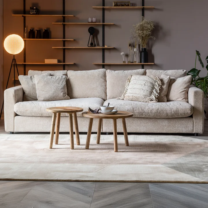 Zuiver - Sense 3-Sitzer Sofa, cream