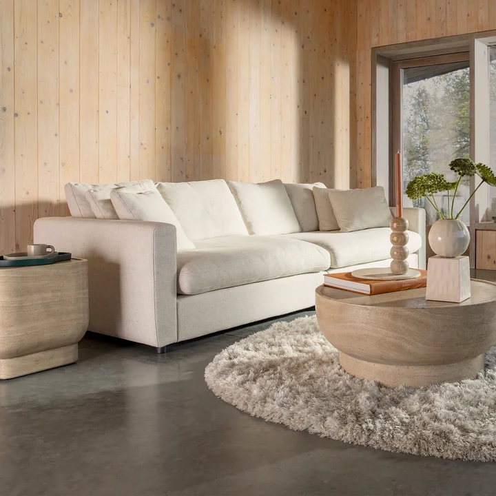 Zuiver - Sense 3-Sitzer Sofa, cream