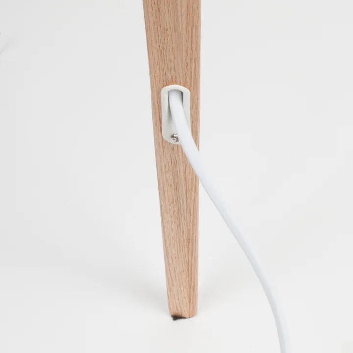 Zuiver - Tripod Wood Stehleuchte, Eiche / weiß