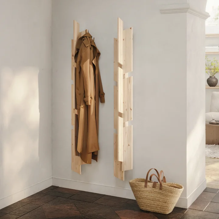 Karup Design - Keeper Wandgarderobe, H 166 cm, Kiefer natur