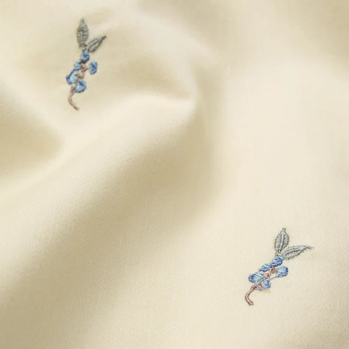 Cam Cam Copenhagen - Bestickte Babybettwäsche, 70 x 100 cm, blueberries