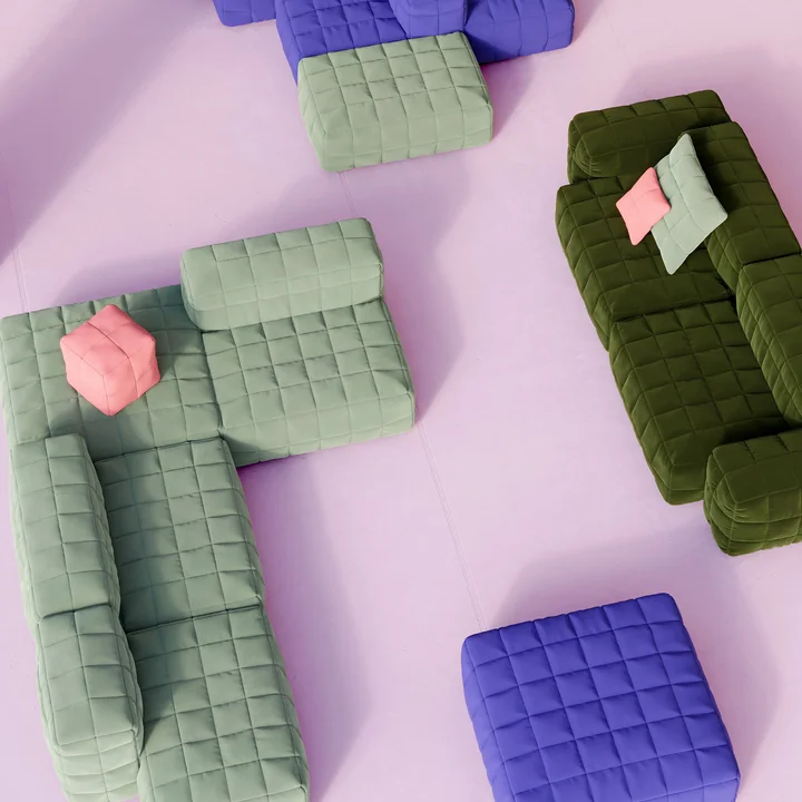 OUT Objekte unserer Tage - Henn Sofa & Pouf