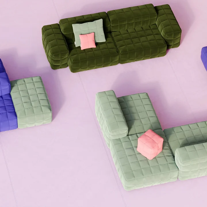 OUT Objekte unserer Tage - Henn Sofa & Pouf