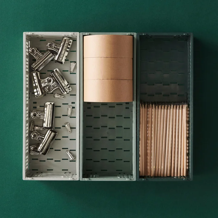 HAY - Colour Crate Korb Mini Oblong, recycled