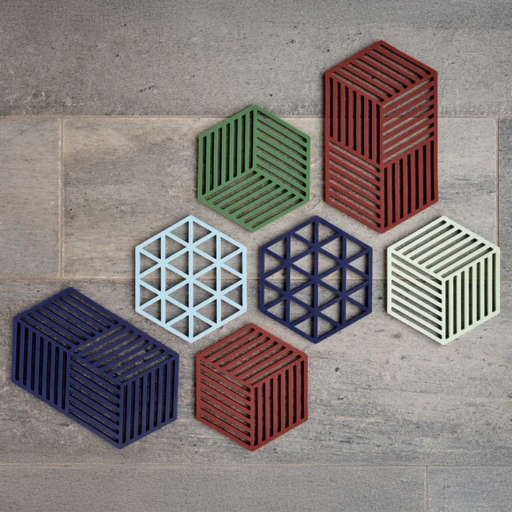 Zone Denmark - Hexagon und Triangle Untersetzer