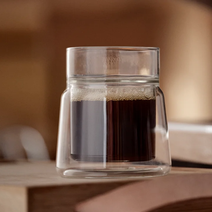 Jacob Jensen - Thermo-Doppelwandglas, medium, 21 cl, klar