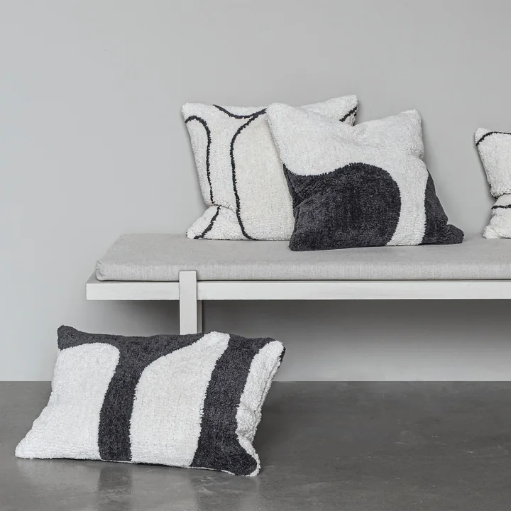 Mette Ditmer - Figura  Kissenbezug, getuftet, off-white