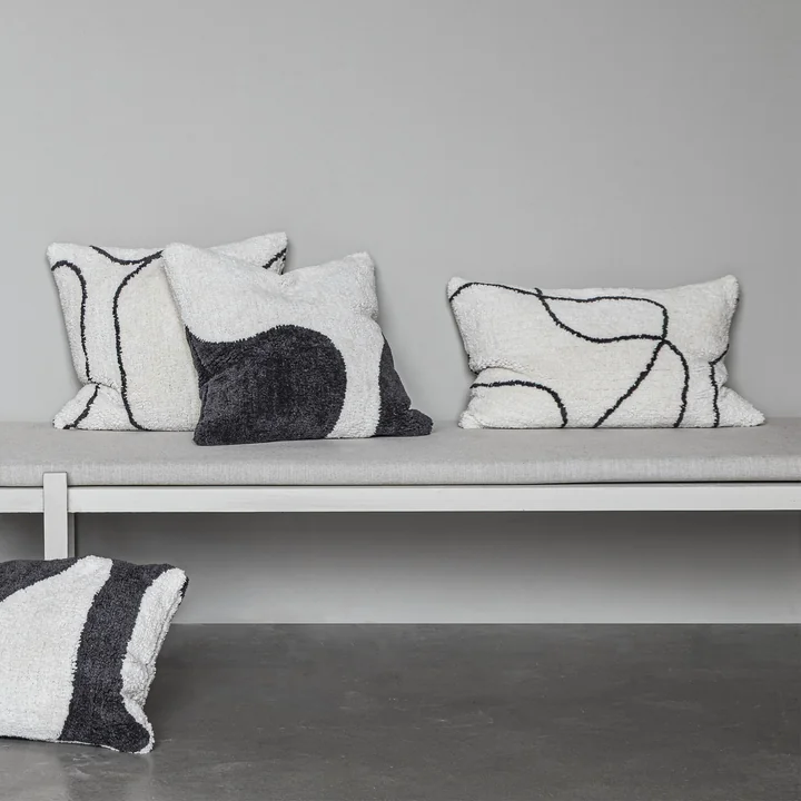 Mette Ditmer - Shadow Kissenbezug, getuftet, off-white
