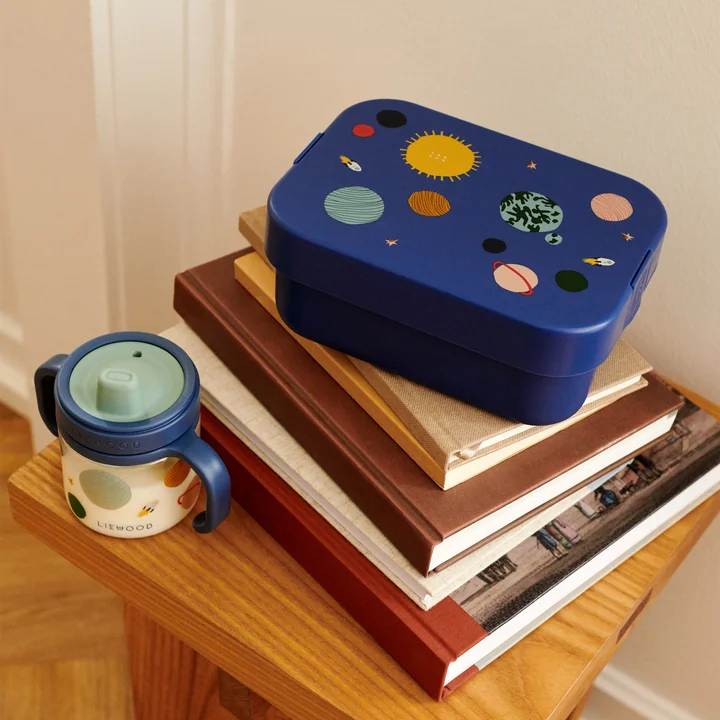LIEWOOD - Kamil Lunchbox, Universe / classic navy