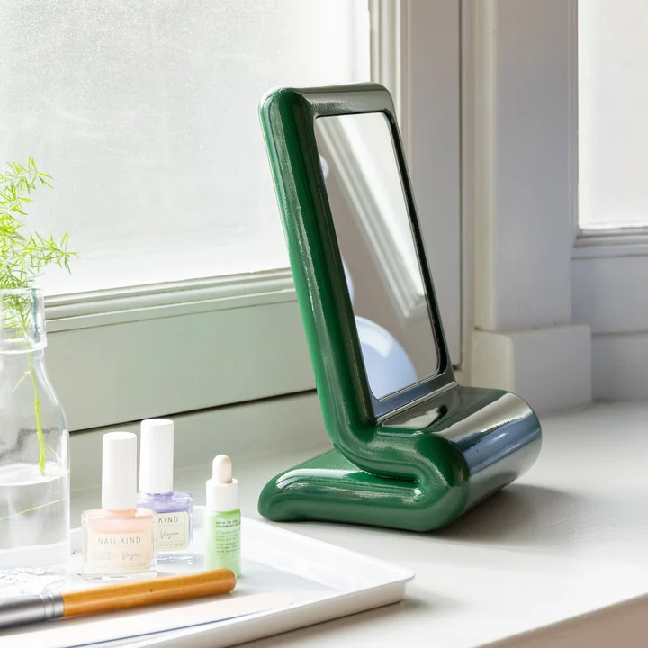 &klevering - Vanity Kosmetikspiegel, grün