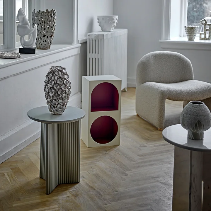 Bloomingville - Edith Beistelltisch, weiß