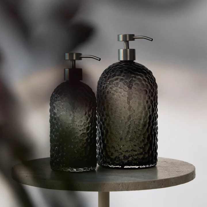 AYTM - Arura Seifenspender, schwarz / silber