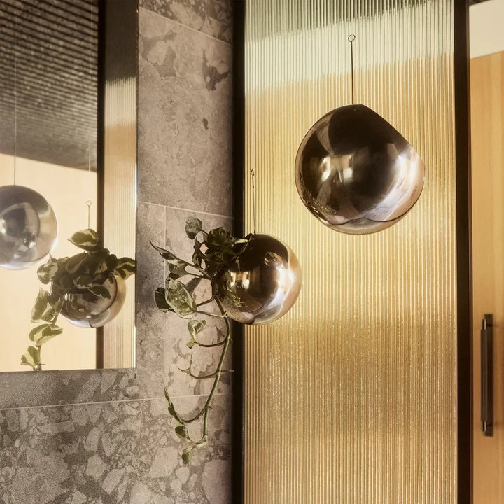 AYTM - Globe Hängeblumentopf, silber