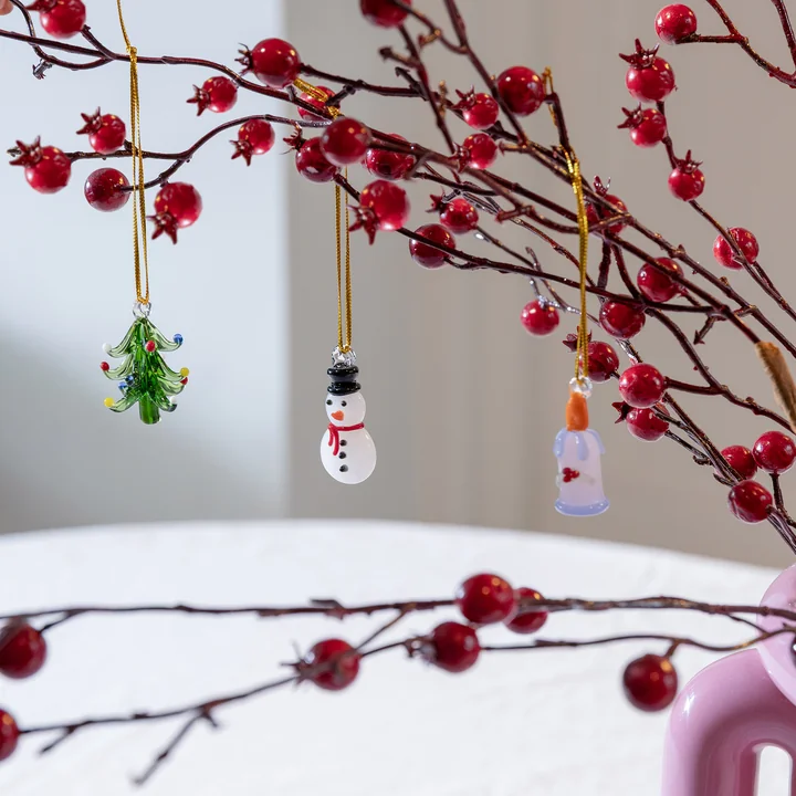 &klevering - Merry Ornament #2, mehrfarbig (3er-Set)