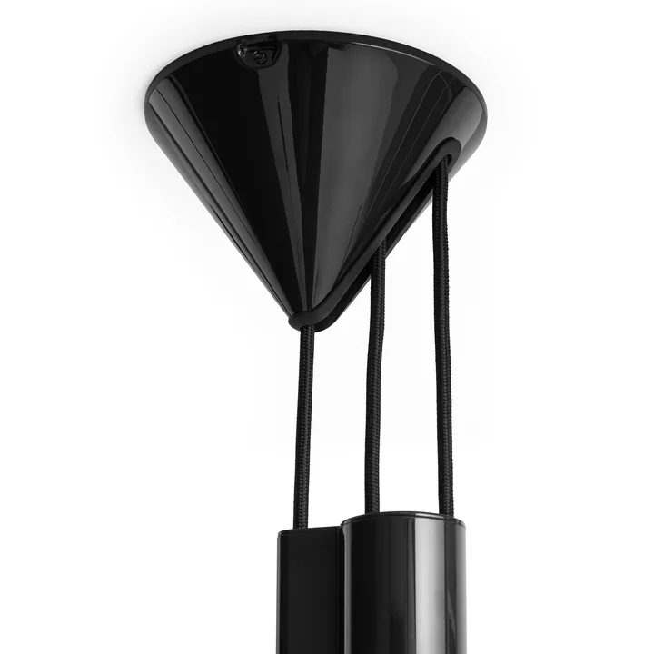 HAY - Compass Pendelleuchte, Ø 43 cm, höhenverstellbar, soft black