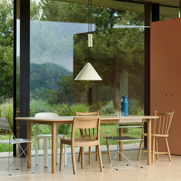 HAY - Compass Pendelleuchte, Ø 43 cm, höhenverstellbar, oyster white