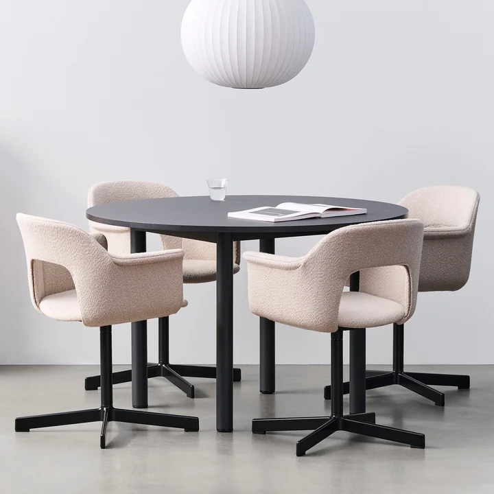 HAY - Annex Esstisch, dunkelgrau / charcoal