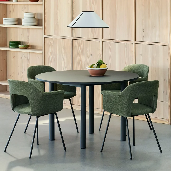 HAY - Annex Esstisch, dunkelgrau / charcoal