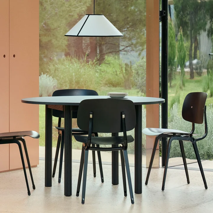 HAY - Annex Esstisch, dunkelgrau / charcoal