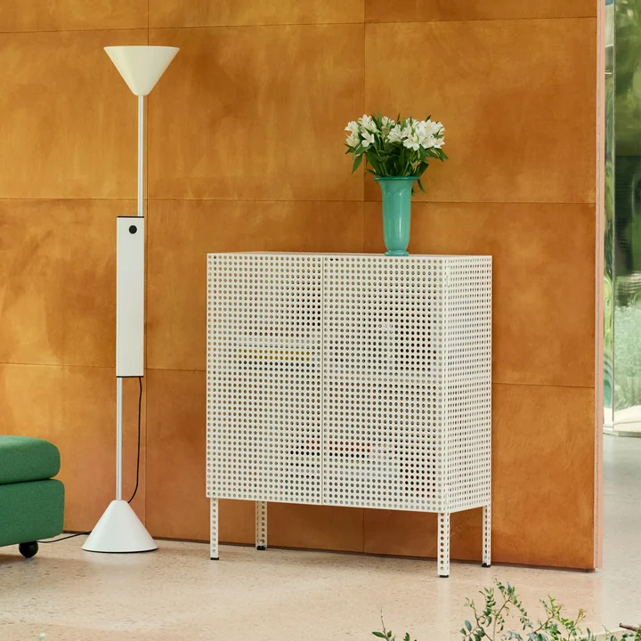 HAY - Perforated Cabinet M, eggshell