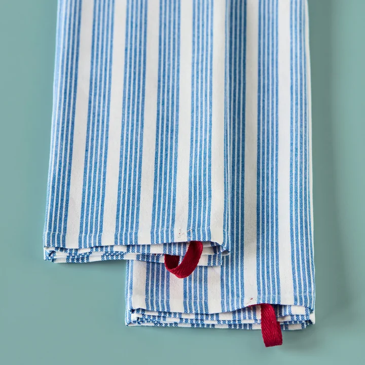 Nicolas Vahé - Chef Geschirrtücher, 70 x 50 cm, rot / weiß (2er-Set)