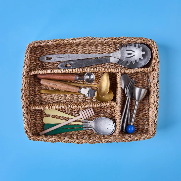 Nicolas Vahé - Naba Korb, 35 x 27 cm, natur