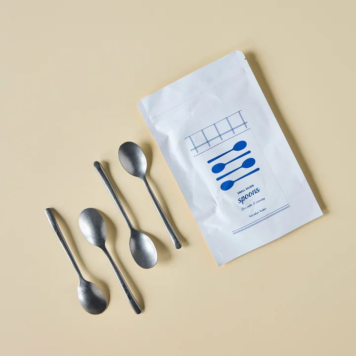 Nicolas Vahé - Spoon Teelöffel, antiksilber-finish (4er-Set)