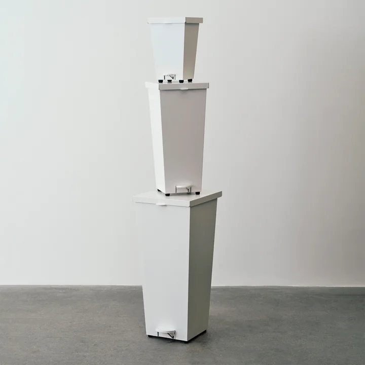 HAY - Loop Mülleimer, weiß