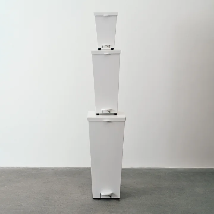 HAY - Loop Mülleimer, weiß