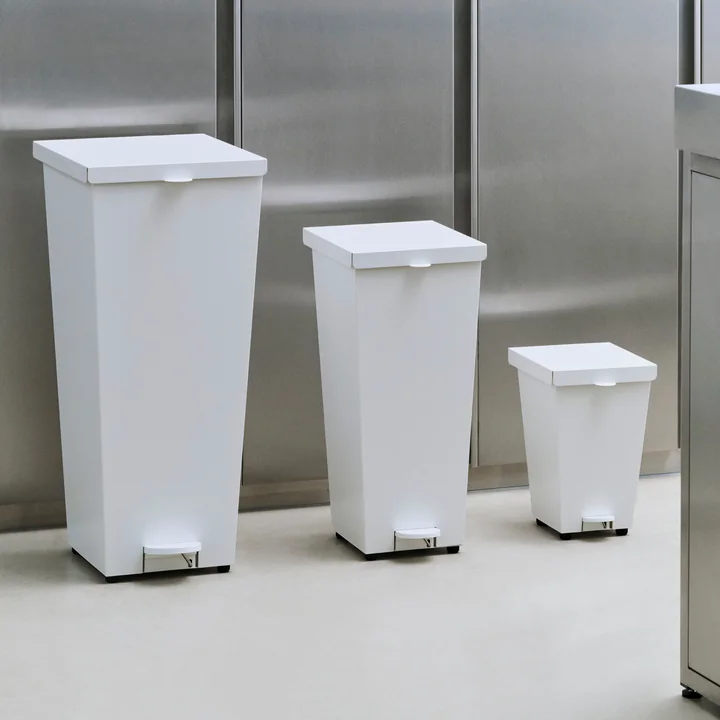 HAY - Loop Mülleimer, weiß