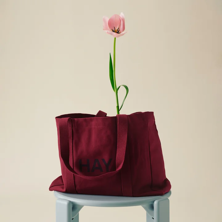 HAY - Shopper Bag, M, burgundy