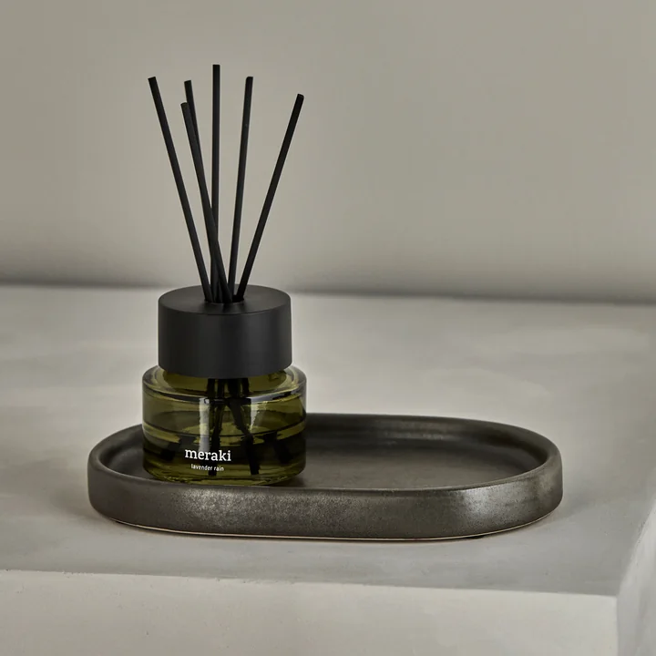 Meraki - Datura Tablett, 20 x 12.5 cm, dunkelgrau