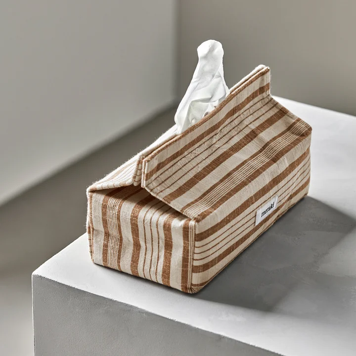 Meraki - Tissue Taschentuchbox, 24 x 12.5 x 13 cm, terrakotta