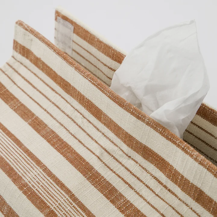 Meraki - Tissue Taschentuchbox, 24 x 12.5 x 13 cm, terrakotta