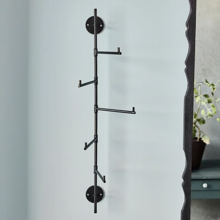 House Doctor - Flex Hakenleiste, H 70.5 cm, schwarz