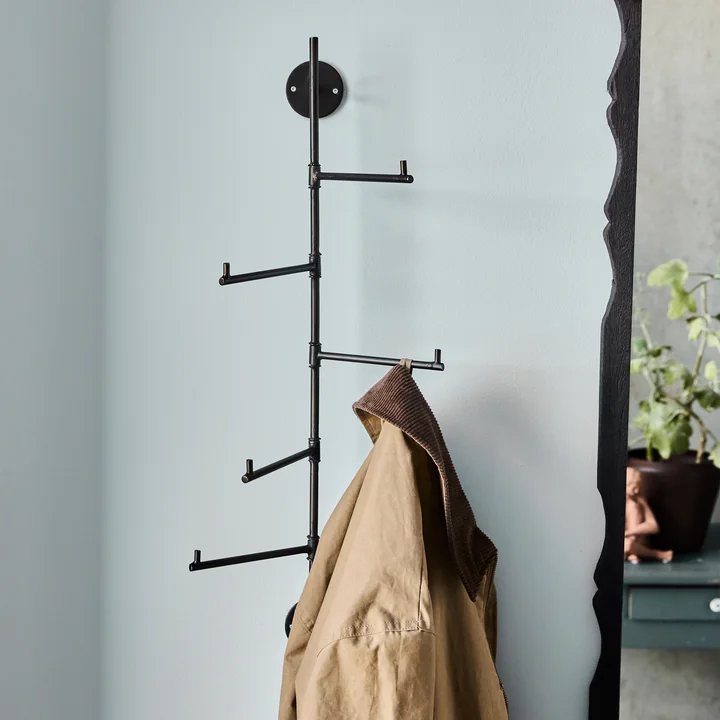 House Doctor - Flex Hakenleiste, H 70.5 cm, schwarz