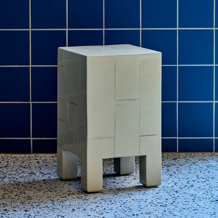 House Doctor - Brick Beistelltisch, H 50,5 cm, sand