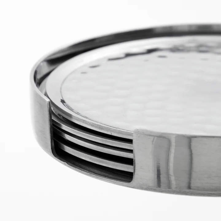 House Doctor - Coaster Glasuntersetzer, silber-finish