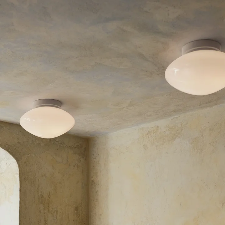 &Tradition - Mist AP22 Deckenleuchte / Wandleuchte, Ø 25 cm, matt weiß